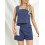 (S, Royal Blue) Γυναικεία καλοκαιρινά σετ με τσέπες 8