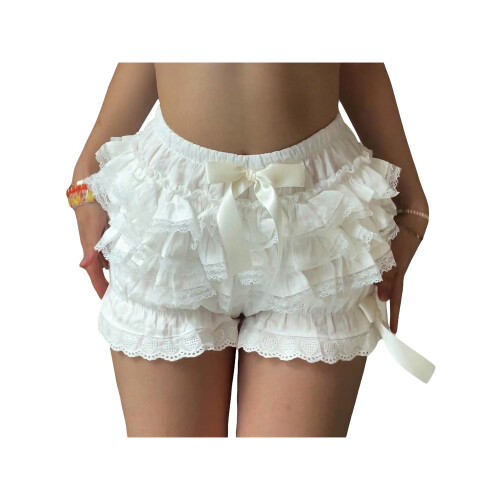 (S, White) Short de nuit la maison. 1