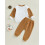 (18-24 Months, Dark Khaki) Σετ παντελονιών για ελαστική μέση 4