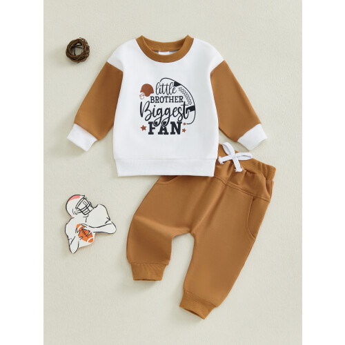 (18-24 Months, Dark Khaki) Σετ παντελονιών για ελαστική μέση 1
