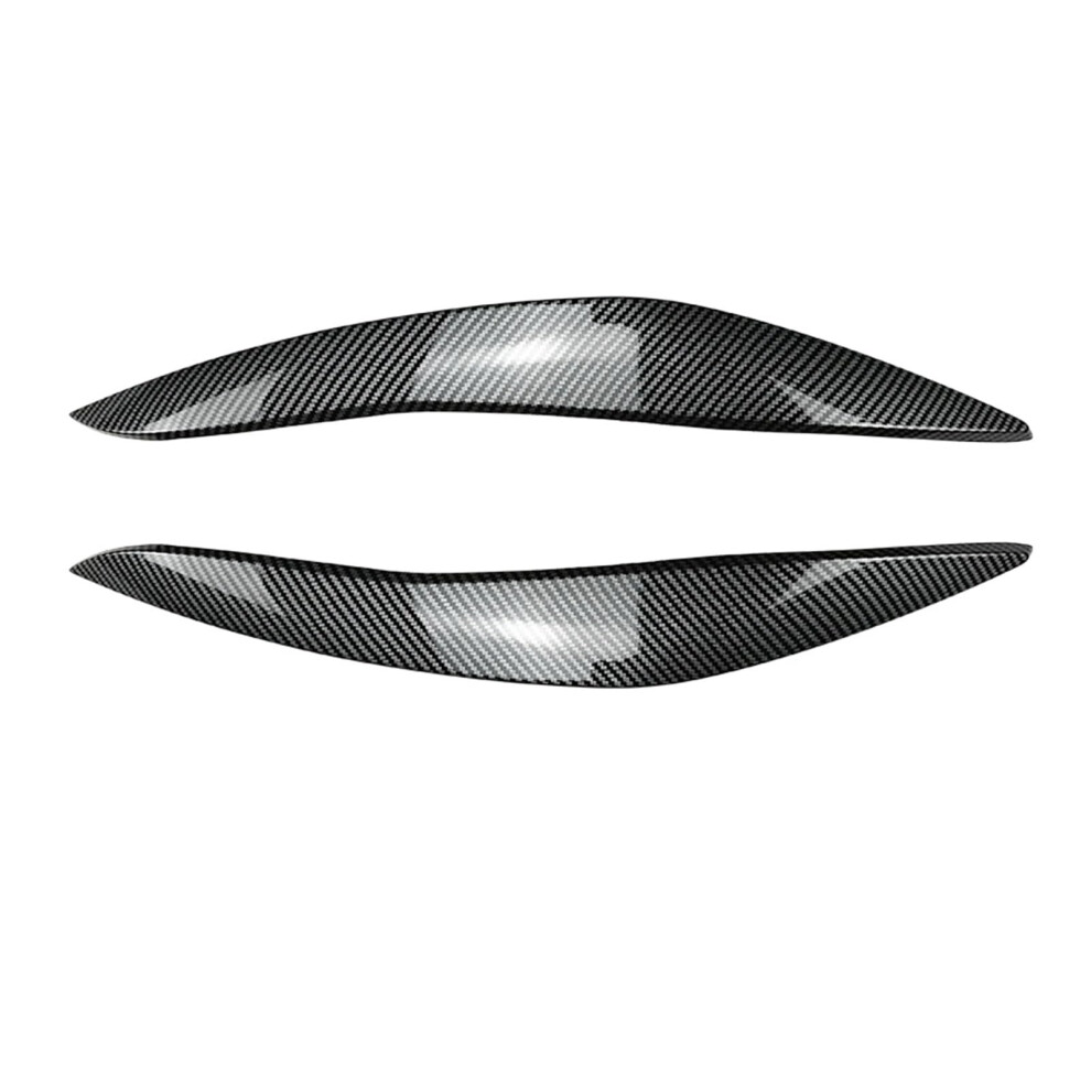 Carbon Fiber Headlight Eyebrow Trim For Bmw 5 Series F10 F11 F18 20112014 Scratch Resistant 9169991201016