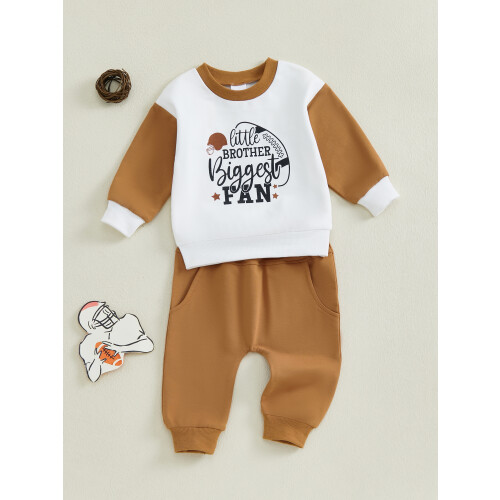 (18-24 Months, Dark Khaki) Σετ παντελονιών για ελαστική μέση 2