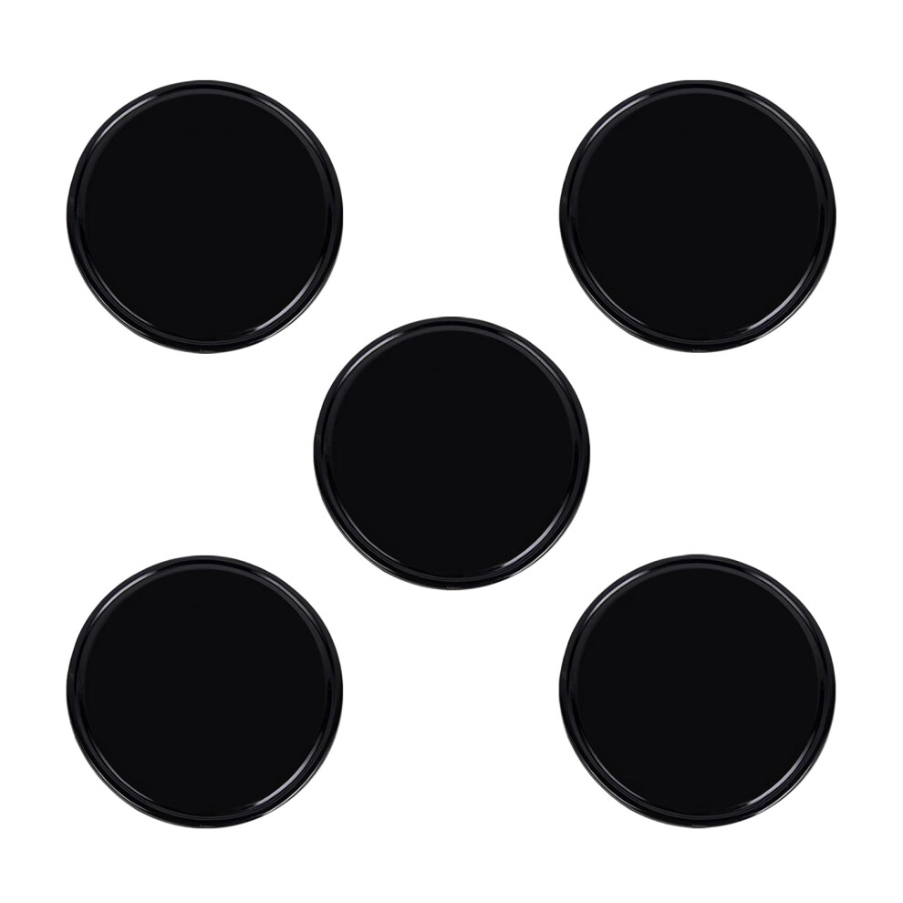 5 Pcs Car Dashboard Pad, Antislip Silicone Mat For Phone Keys Sunglasses, Universal Fit, Black 9169991201078