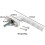 4pcs Aluminum Locking Window Handles with Secure Grip, Universal Left Right Fit, Easy Installation 2