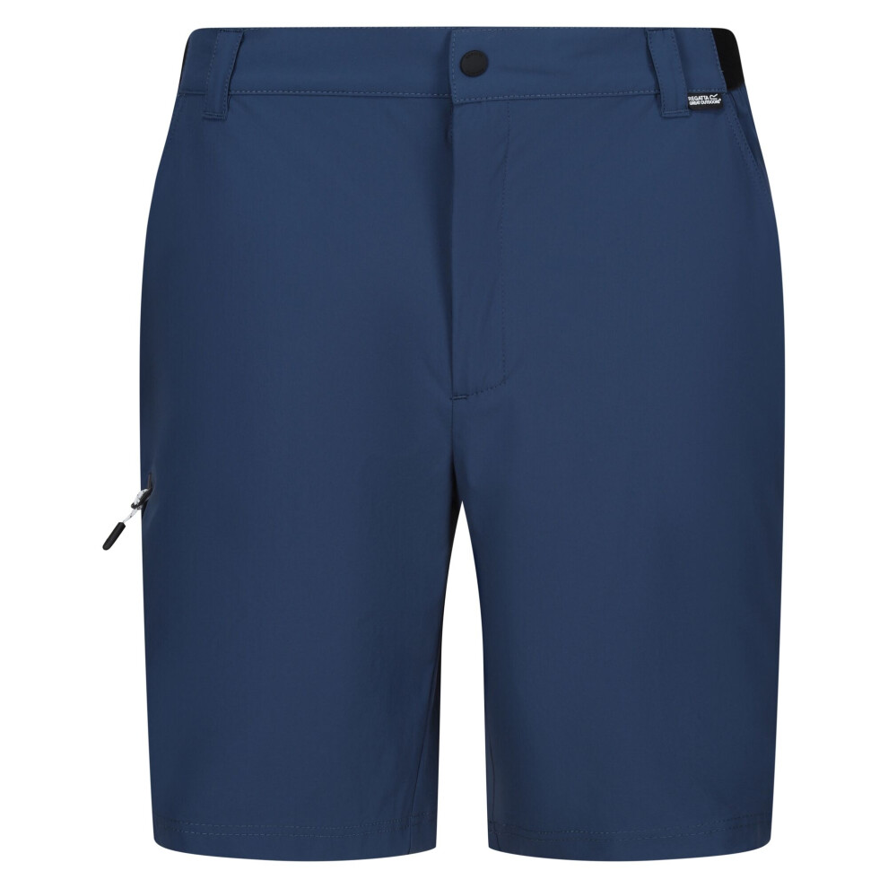Regatta (38R, Moonlight Denim) Mens Travel Light Packaway Shorts