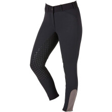 (28in, Black) Dublin Womens/Ladies Elite Gel Full Seat Breeches