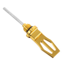 Aluminum Motorcycle Oil Level Gauge with Screw Cap for Precise Reading and Easy Installation