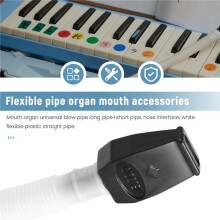 Flexible Tube Mund Orgel Pianica Mundstueck Musikinstrument Zubehoer fuer 32/37 Schluessel Melodica