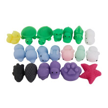 20 Pz spremere giocattoli squishy Mochi Soft Release giocattoli anti-stress Kawaii Animali Squishy decompressione giocattoli Seal Octopus Rabbit