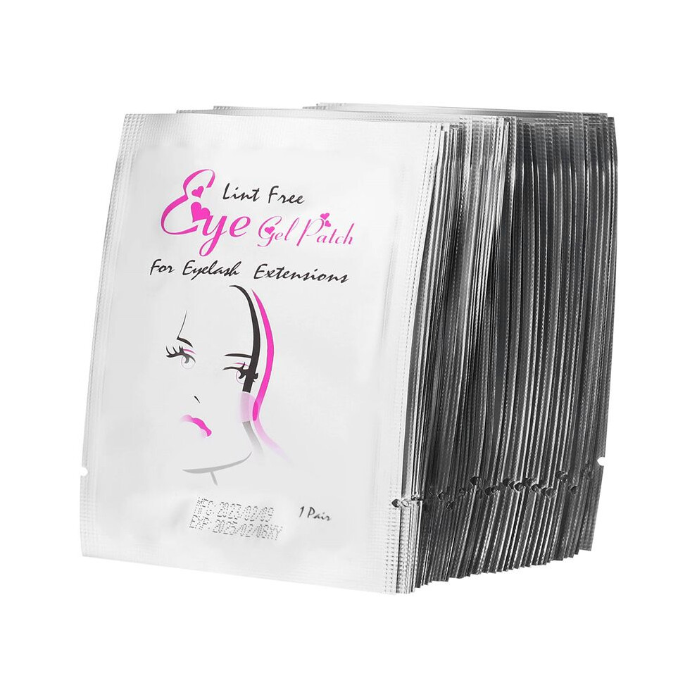 50 Pairs Eyelash Extension Under Gel Eye Pads Non-woven Patches Make-