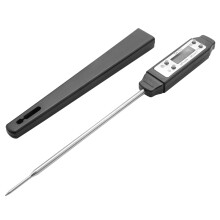 Cooking Food Thermometer Digital Instant Reading Meat Thermometer Barbecue Thermometer High Precision Kitchen Thermometer Oil Milk Tea Beer (Black)