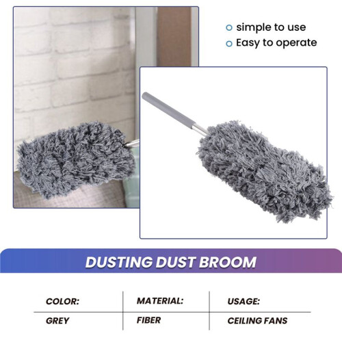 Microfiber Dusting Retractable Household Cleaner Feather Duster Car Sweeper From the Dust Brush 2