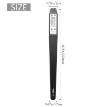Cooking Food Thermometer Digital Instant Reading Meat Thermometer Barbecue Thermometer High Precision Kitchen Thermometer Oil Milk Tea Beer (Black)