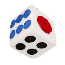 Pet Dog Dadi in Peluche Giocattolo Dispenser Alimentare Trattare Puzzle Giocattoli per la Formazione Puppy Dog Intelligenza Toy Cibo Perdite Giocare