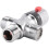 Solid Copper 3-Way Thermostatic Mixing Valve 3/4 Inch Solar Water Heater Valve Regulating Temperature Control Valve 2