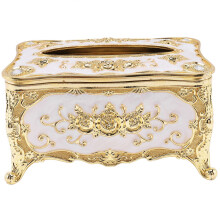 Acrylic Tissue Box Universal Paper Rack Office Table Accessories Home Office KTV Hotel Car Case Holder Gold