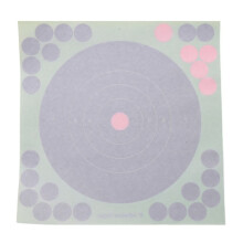 50 PièCes SéRies / Ensemble Cibles de Chasse 8X8 Pouces Auto-AdhéSif, Autocollant ÉClaboussures de Papier RéActif Cibles Autocollants