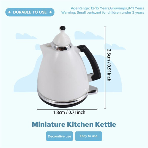Dollhouse Kettle Pot Miniature Kitchen Kettle Toy Pot Dolls Decorations 2