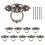 10Pcs Vintage Kitchen Cabinet Cupboard Dresser Door Drawer  Pull Handles Knobs (Antique Brass) 2