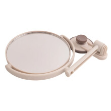 Bath Mirror Cosmetic Mirror 1X/3X Magnification Suction Cup Adjustable Makeup Mirror Double-Sided Bathroom Mirror