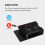 for Raspberry Pi 4 Aluminum Case with Dual Cooling Fan Metal Shell Black Enclosure for Raspberry Pi 4 Model B 6