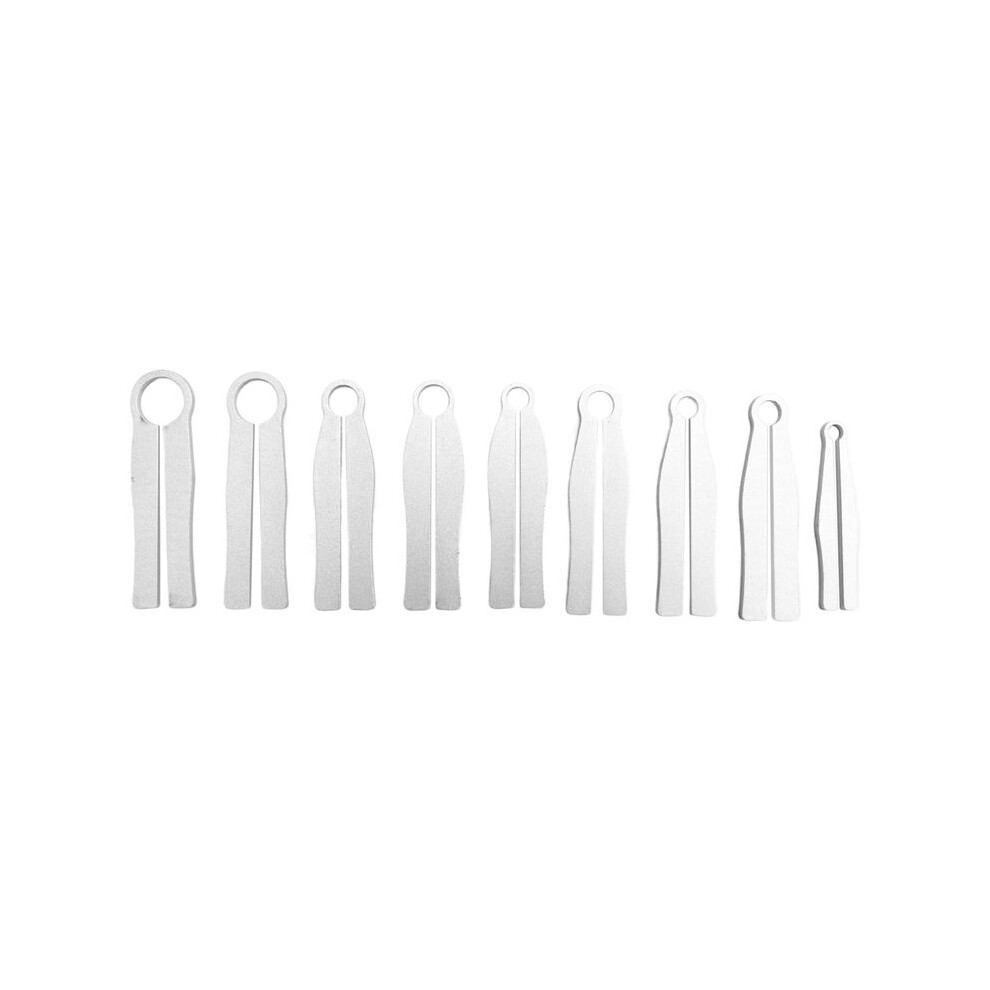 9Pcs Removal Repair Wrench Clamp Tool Kit Flash Socket Ring Spanner For M Serial Silver 4712667127070