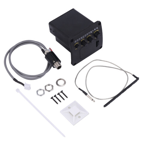 2 Band Pickup Eq Aeq-2T Equalizer Akustisk Gitarr Brickskruvar för Gitarr