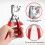 Pliers con 20 Set Bottoni Automatici del Rame Bianca con Bottoni Automatici per Rivetti 5