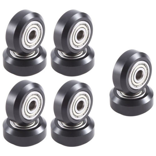 10 Stuks Groot Plastic Katrolwiel met Lager Spanrol voor 3D-Printer