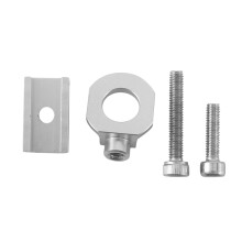 Fietskettingspanner Richter Aluminium Fietsbevestigingsbout Single Speed Fietsboutschroef voor Bmx Fixiefiets Zilver