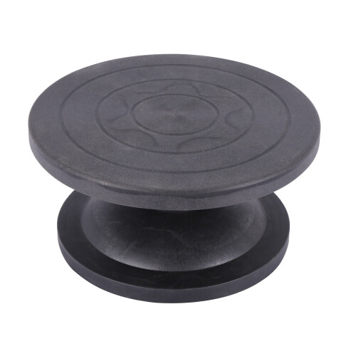 Wheel Turntable Turntable Clay Sculpture Modeling Pottery Multi-Function Manual Turntable Turntable Carving Table Pottery Wheel Black