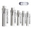 5Pcs HSS Counterbore End Mill M3-M8  Slotting Tool Milling Cutter Countersink End Mills 7
