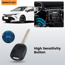 Car Remote Key 2 Buttons 4C Chip Car Key Fob Fit for 2001-2007 304MHZ