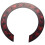 1 Pcs Soundhole Rosette Decal Sticker with Red Pattern for Acoustic Classical Guitar Parts Replacement 1