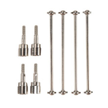 08029 Dogbones 89,5 Mm & Achs Schenkel 02033 Antriebs Welle für 1/10 Redcat HSP Exceed RC Auto Truck Ersatz Silber