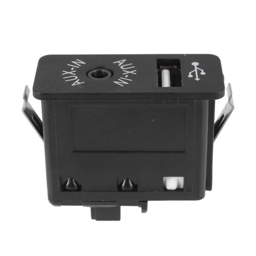 Car USB AUX In Plug Auxiliary Input Socket Adapter for  E81 E87 E90 F10 F12 E70 X4 X5 X6 1