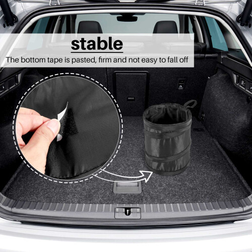 Auto MüLl Eimer, Tragbare MüLl Tonne, Faltbare - Wasserdichte Tasche, Papier Korb, MüLl Eimer 2