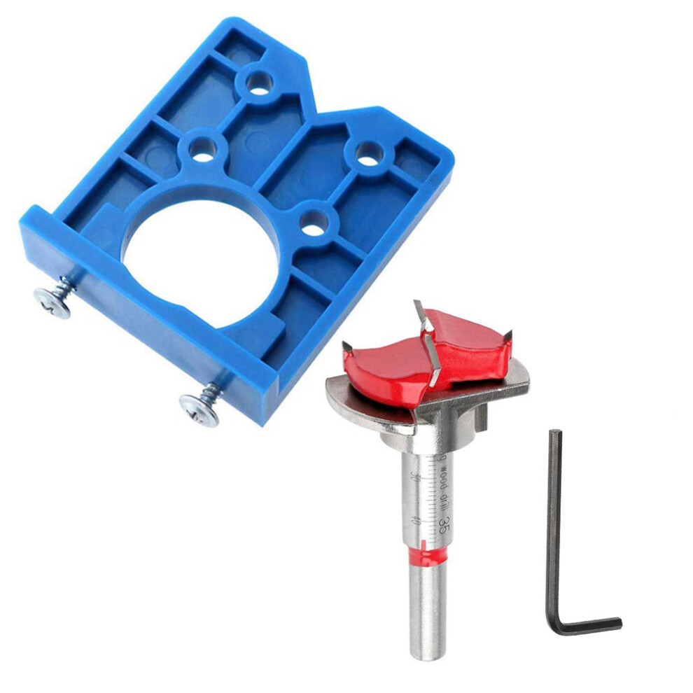 Concealed Hinge Jig Forstner Bit Sets-35Mm Hinge Hole Cutter For Cabinet Hinges And Mounting Plates 4712635813011