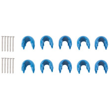 10Pcs Climbing Rope Net Plastic Connector Net Buckle Climbing Accessories for Outdoor Amusement Swing Climbing Rope Parts