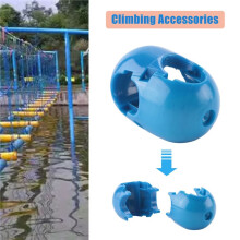 10Pcs Climbing Rope Net Plastic Connector Net Buckle Climbing Accessories for Outdoor Amusement Swing Climbing Rope Parts