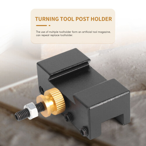 3Pcs  Lathe Quick Change Tools Post Holder Kit (1/4-1/2Inch), CNC Boring/Turning/Facing Holder Set 2