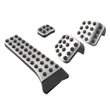 4Pcs Stainless Steel Pedal for - W202 W203 W204 W124 W210 W211 W212 W218 X204 R172 R231 C E CLS Glk SLK