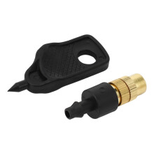 1 Set Verstelbare Misting Nozzle voor Tuinieren Sprinkle Messing Watering Sprinkler Sprayer voor Irrigatiesysteem