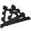Support de Poids pour Support D'HaltèRes Multifonctionnel 3/5 Couche Support D'HaltèRe Robuste pour Usage Domestique Support de Support D'HaltèRe 5