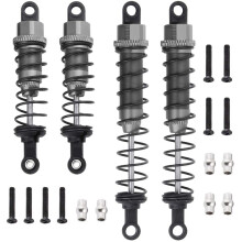 Metal Oil Filled Front&Rear for 1/12 12428 12423 RC Car Crawler Upgrad Part,Titanium