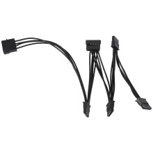 Cavo IDE da 4 Pin un 5 Porte Cavo da 4 Pin  un Multi Porta  Cavo di Alimentazione 18AWG per Disco Rigido HDD SSD PC