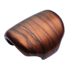 ABS Peach Wood Grain Gear Lever Shift Knob Cover Trim for  CR-V CRV 2017-2020