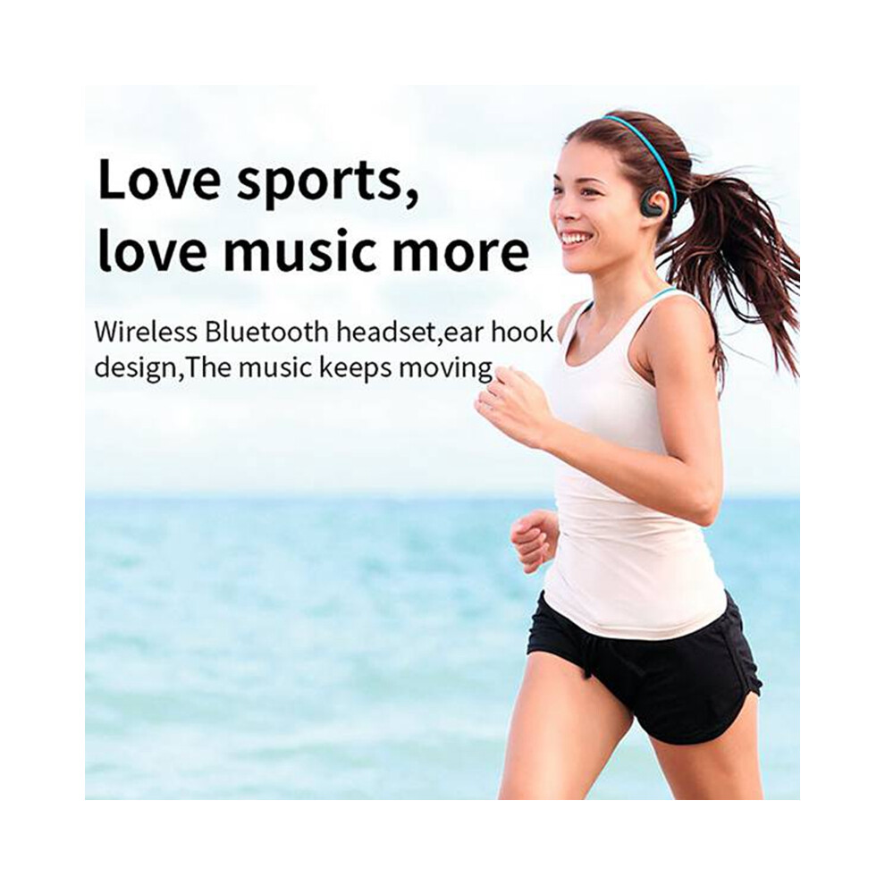 Wireless Earphones Ipx8 S1200 Waterproof Swimming Headphone Sports Earbuds Headset Stereo 8G Mp3 Player(Black) Black 4714117483309