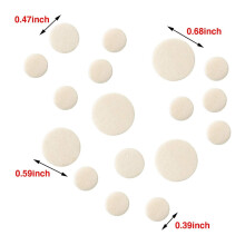 27 Pcs Clarinet Instrument Accessory Replacement Kit, Include 10 Neck Connection Cork and 17 Woodwind Instrument Pads