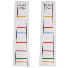 4/4 Violin Fretboard Sticker Fingerboard Fiddle Learn Note Chart Tape 2Pcs